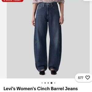 Levi’s Cinch Waist Barrel Leg Jeans
